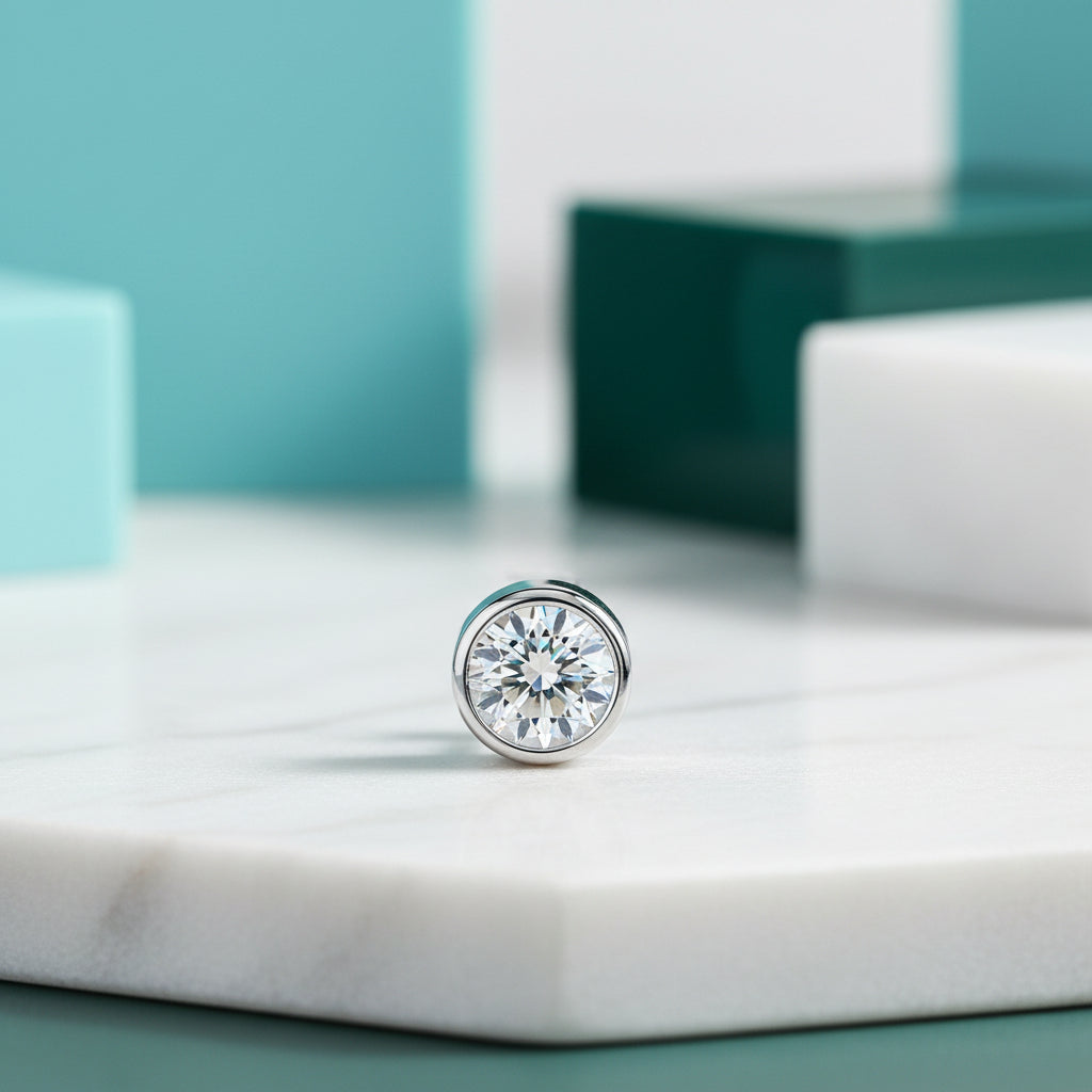 1.00 ct Round Diamond Earring (1 Piece)-Evani Jewelry