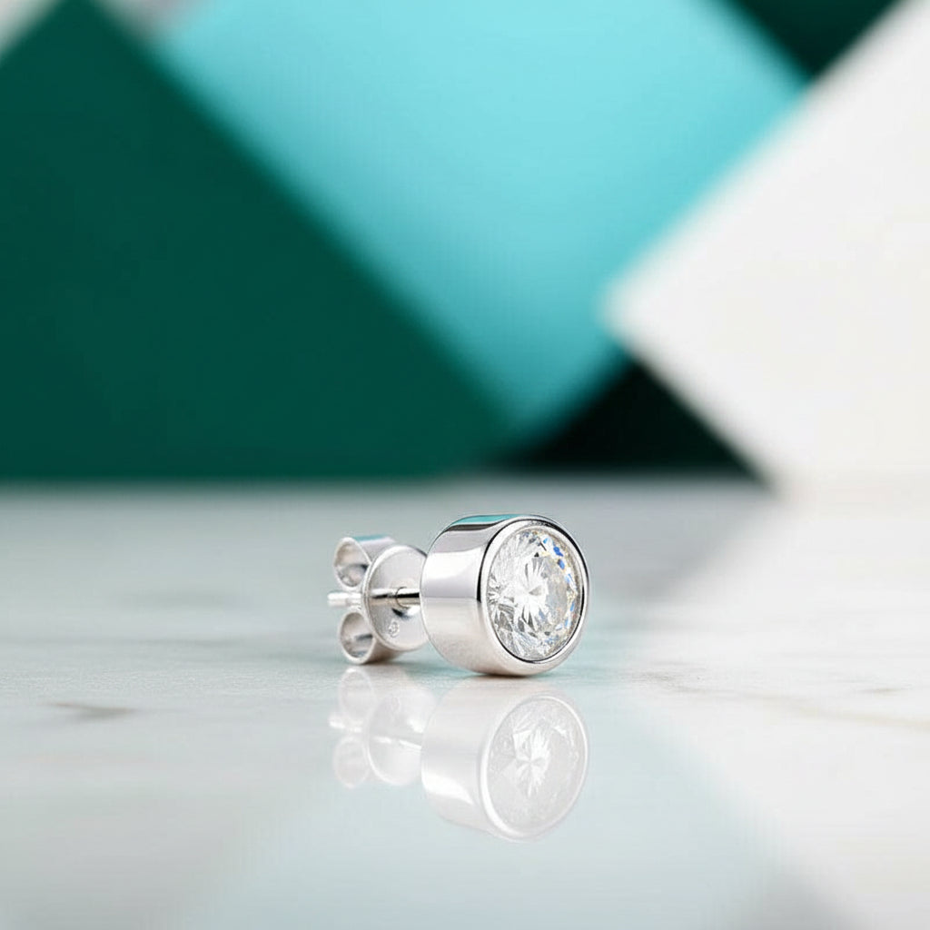 1.00 ct Round Diamond Earring (1 Piece)-Evani Jewelry