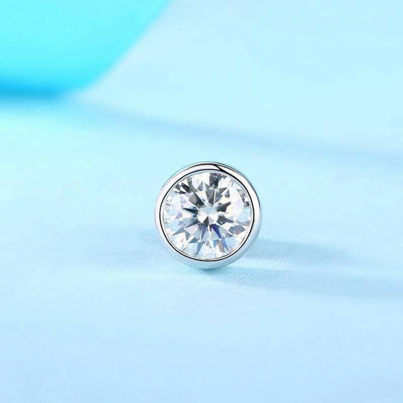 1.00 ct Round Diamond Earring (1 Piece)-Evani Naomi Jewelry