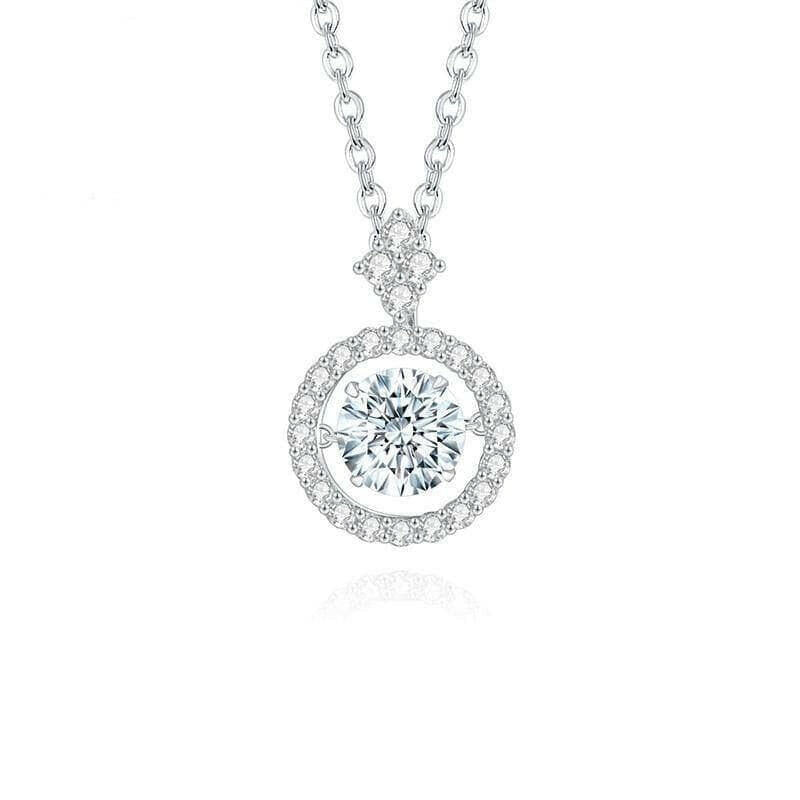 1.00 ct Slide Pendant with Twinkle Setting Necklace-Evani Naomi Jewelry