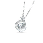 1.00 ct Slide Pendant with Twinkle Setting Necklace-Evani Naomi Jewelry