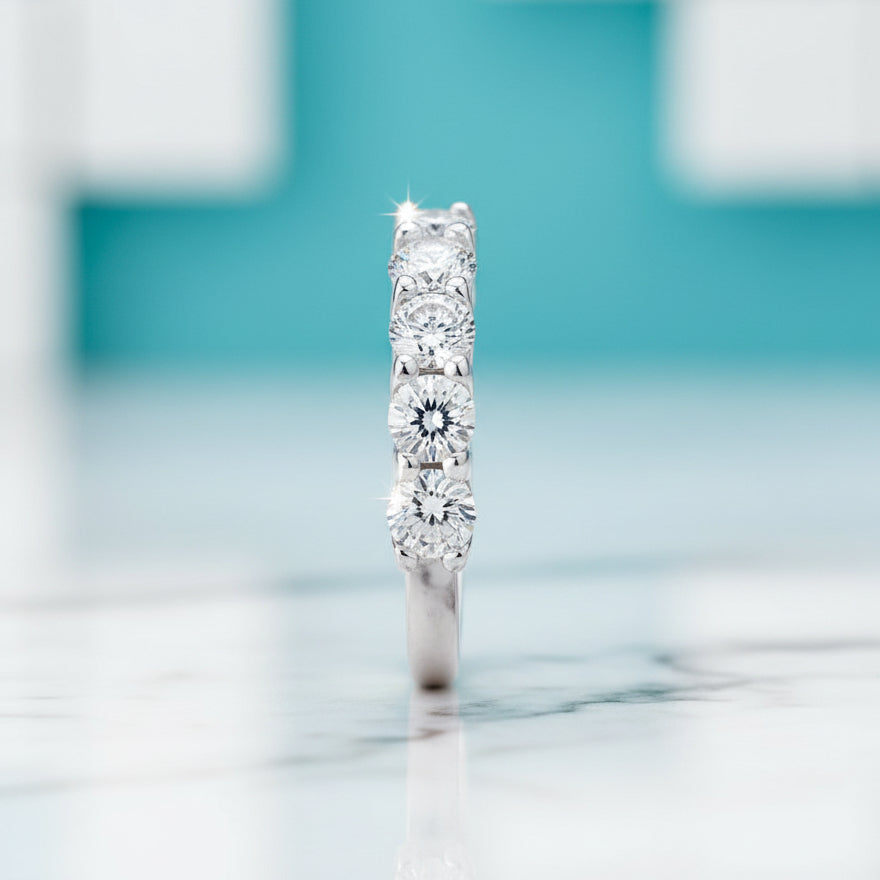 1.25 ct Five Pieces Diamond Wedding Band-Evani Jewelry