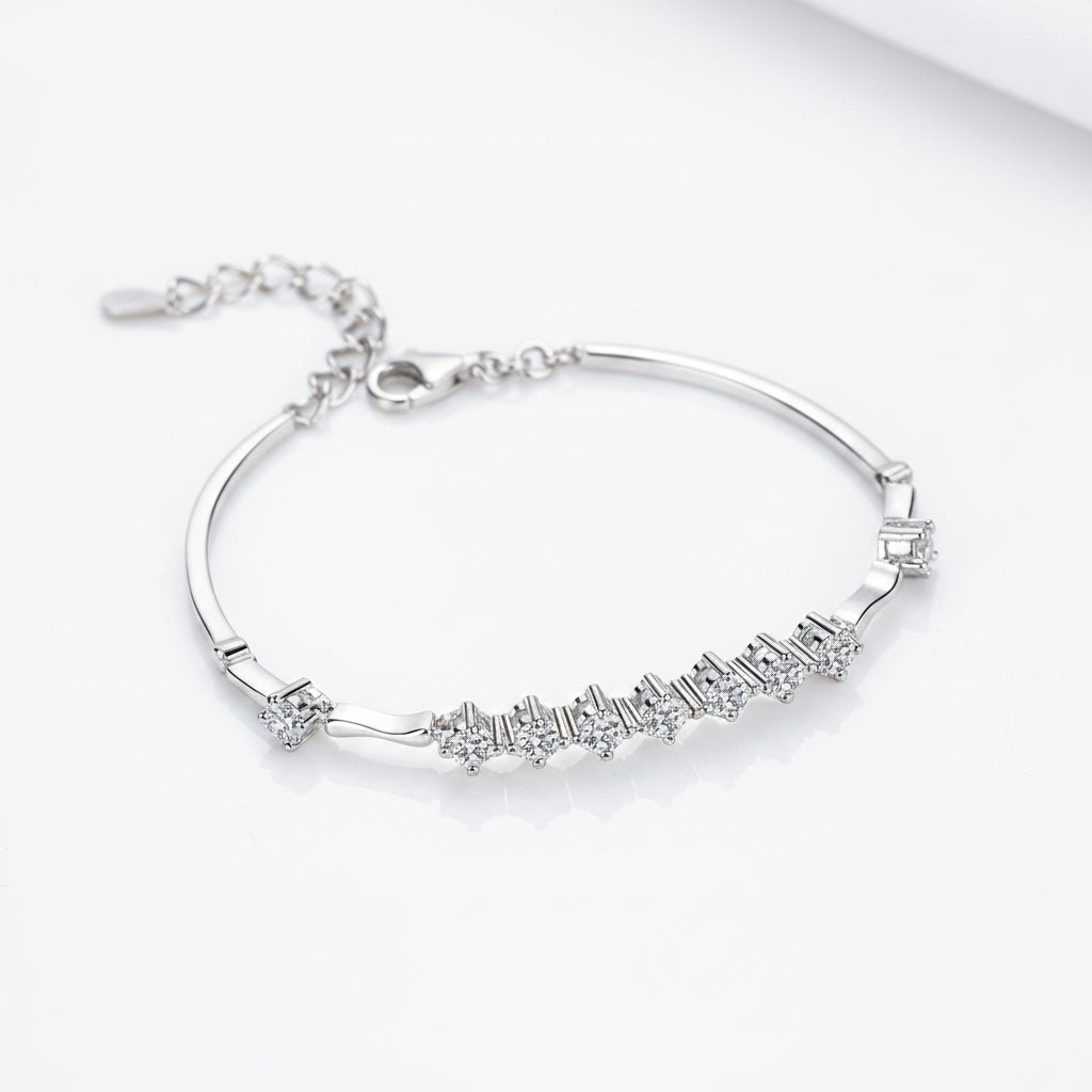 1.35 ct Nine Round Diamond Bracelet-Evani Jewelry