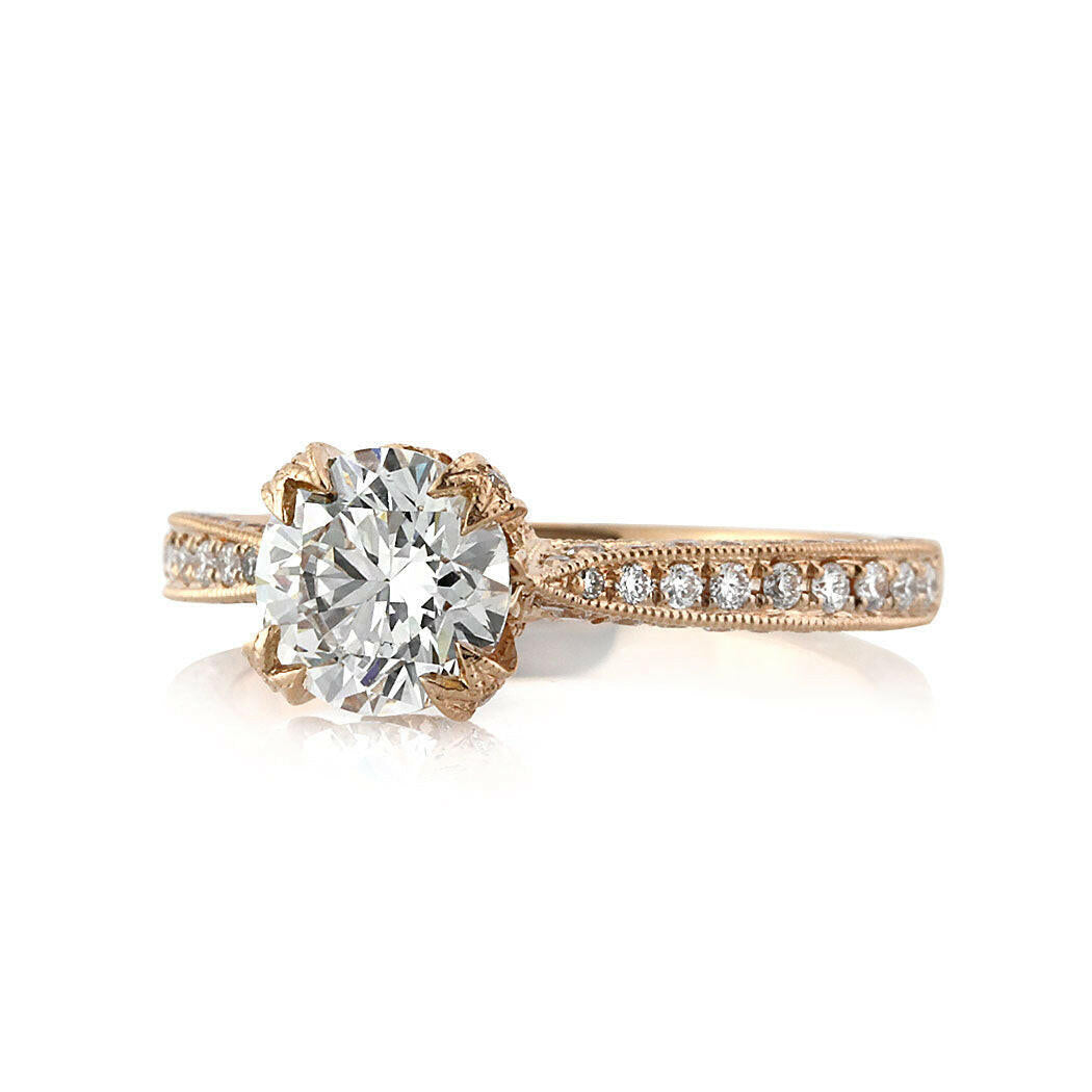 1.90 Ct Round Brilliant Cut Diamond 14k Yellow Gold Engagement Ring-Evani Naomi Jewelry