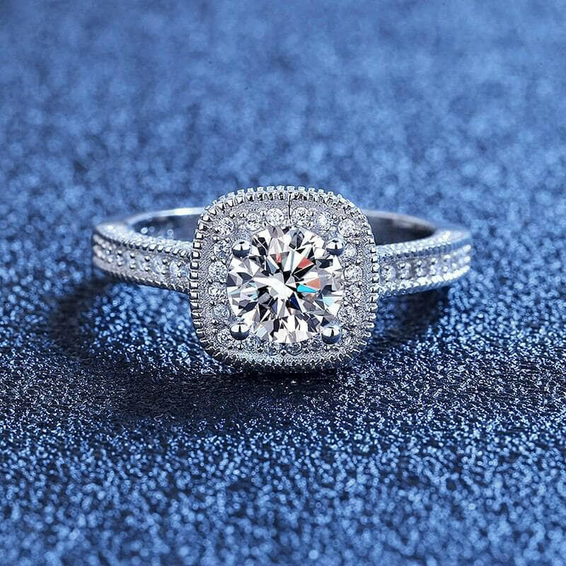 1ct Round Cut Diamond Solitaire Wedding Ring-Evani Naomi Jewelry