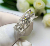 1ct Round Cut Eternal Love Diamond Engagement Ring-Evani Naomi Jewelry