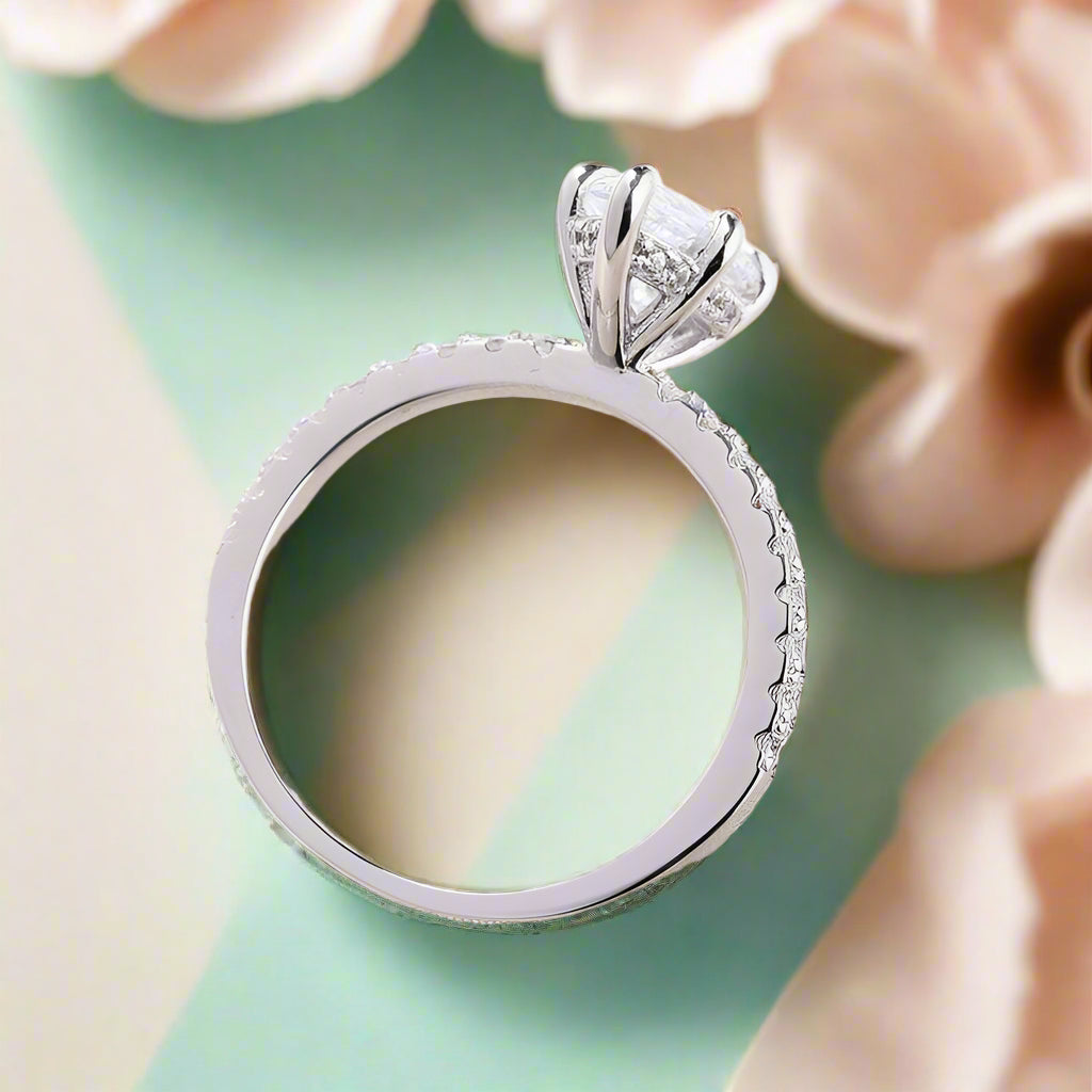 2.0 Ct Classic Round Cut Engagement Ring-Evani Naomi Jewelry