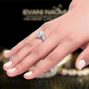 2.0 Ct Round Cut White Gold Engagement Ring-Evani Naomi Jewelry