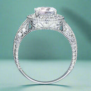 2.0 Ct Round Cut White Gold Engagement Ring-Evani Naomi Jewelry