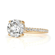 2.50 ct Round Brilliant Cut Diamond Engagement Ring-Evani Naomi Jewelry