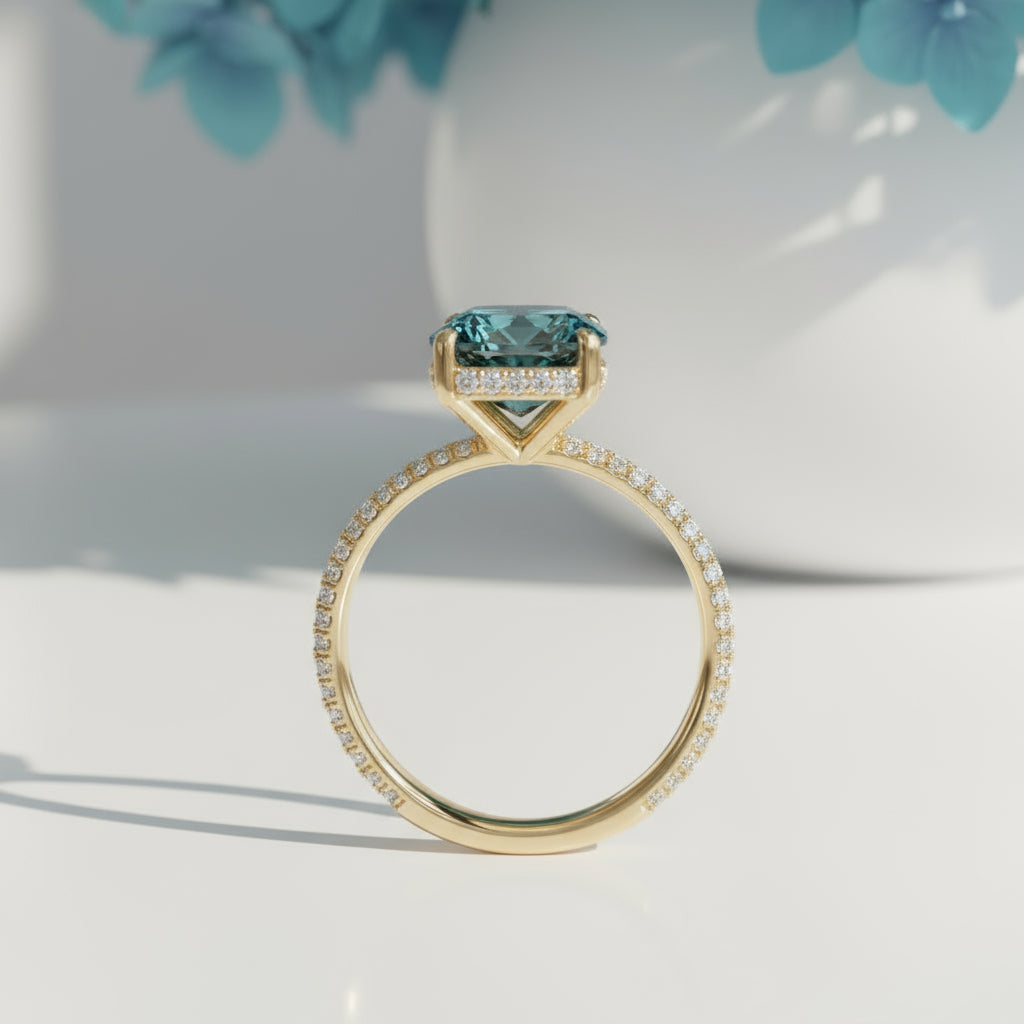 2.50 ct Round Brilliant Cut Diamond Engagement Ring-Evani Naomi Jewelry