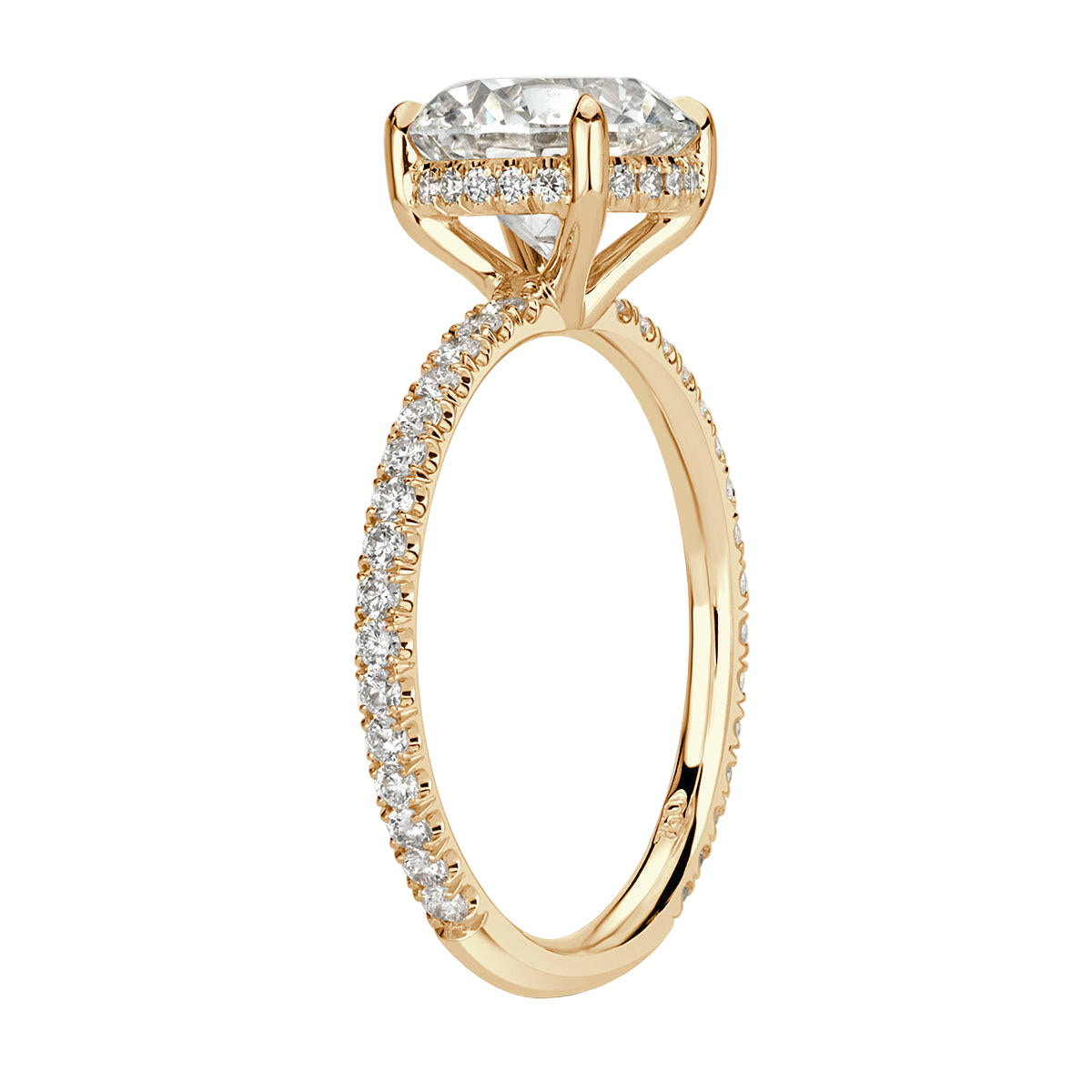 2.50 ct Round Brilliant Cut Diamond Engagement Ring-Evani Naomi Jewelry