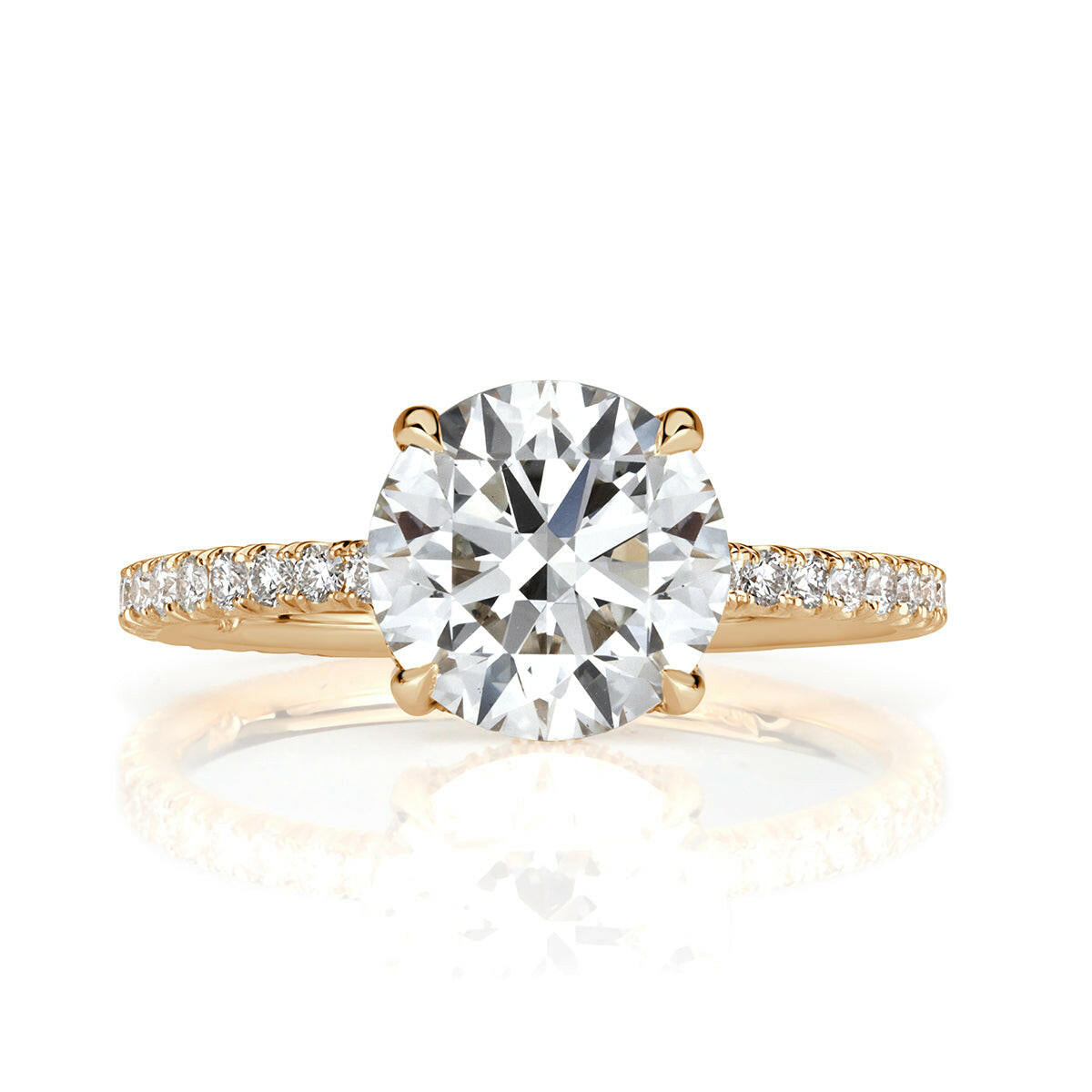 2.50 ct Round Brilliant Cut Diamond Engagement Ring-Evani Naomi Jewelry
