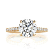 2.50 ct Round Brilliant Cut Diamond Engagement Ring-Evani Naomi Jewelry