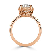 2.90 ct Old European Cut Diamond Engagement Ring-Evani Naomi Jewelry