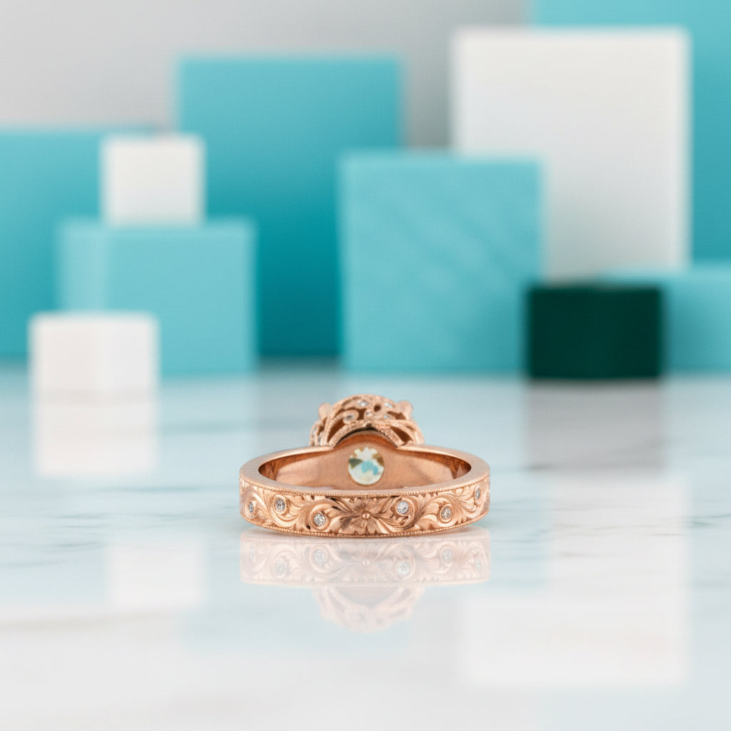 2.90 ct Old European Cut Diamond Engagement Ring-Evani Jewelry