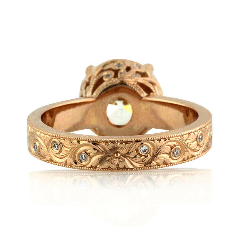 2.90 ct Old European Cut Diamond Engagement Ring-Evani Naomi Jewelry