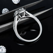 2ct D Color Round Diamond Engagement Ring-Evani Naomi Jewelry