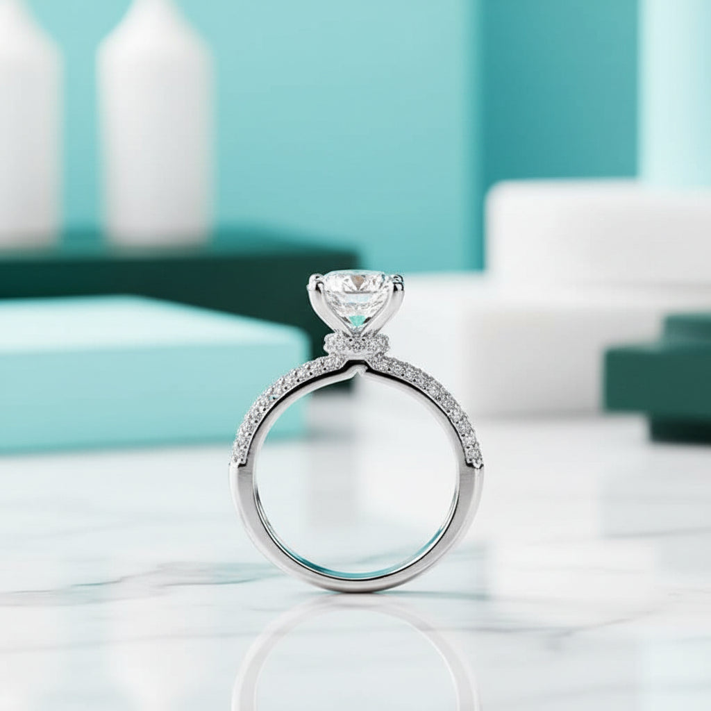 2ct Round Cut Diamond Ring-Evani Jewelry