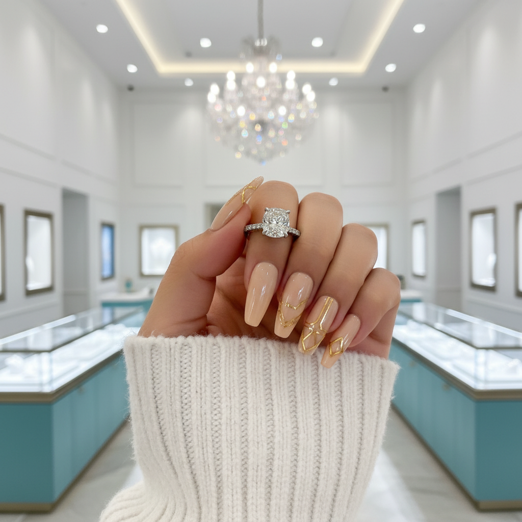 3.0 ct Cushion Cut Diamond Engagement Ring-Evani Jewelry