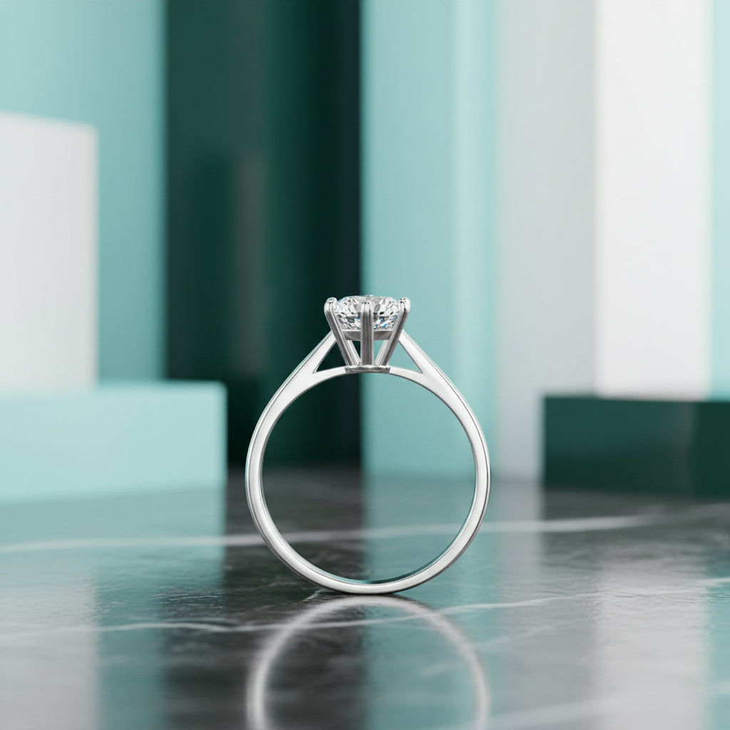 3.00 ct Classic Diamond Solitaire Engagement Ring-Evani Jewelry