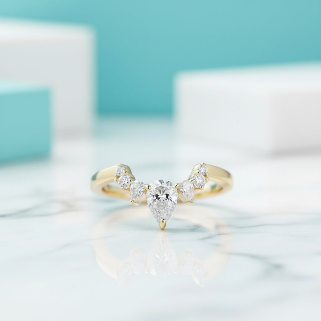 3.5 ct Oval Cut Solitaire Yellow Gold Diamond Birthstone Wedding Set-Evani Jewelry