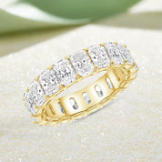 4.0 Ct Emerald Cut 3PC Wedding Set-Evani Naomi Jewelry
