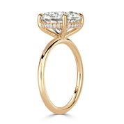 5.00 Ct Round Brilliant Cut Diamond Engagement Ring-Evani Naomi Jewelry