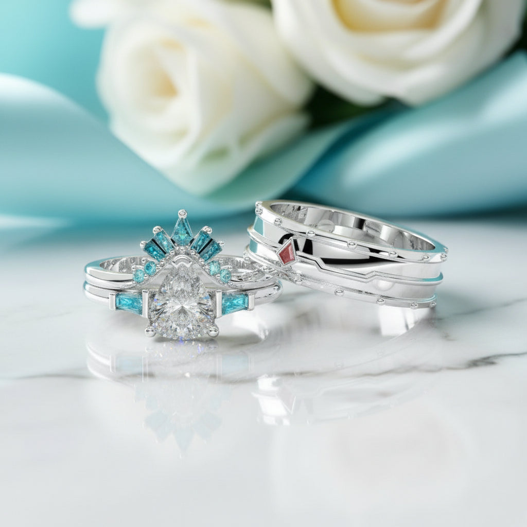 Assassin's Romance Diamond Rings in 14k Yellow Gold – Evani Jewelry