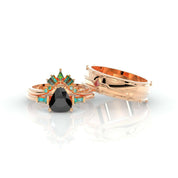 Assasin's Romance (Unisex)- Video Game Inspired Rings in 14k Yellow Gold-Evani Naomi Jewelry