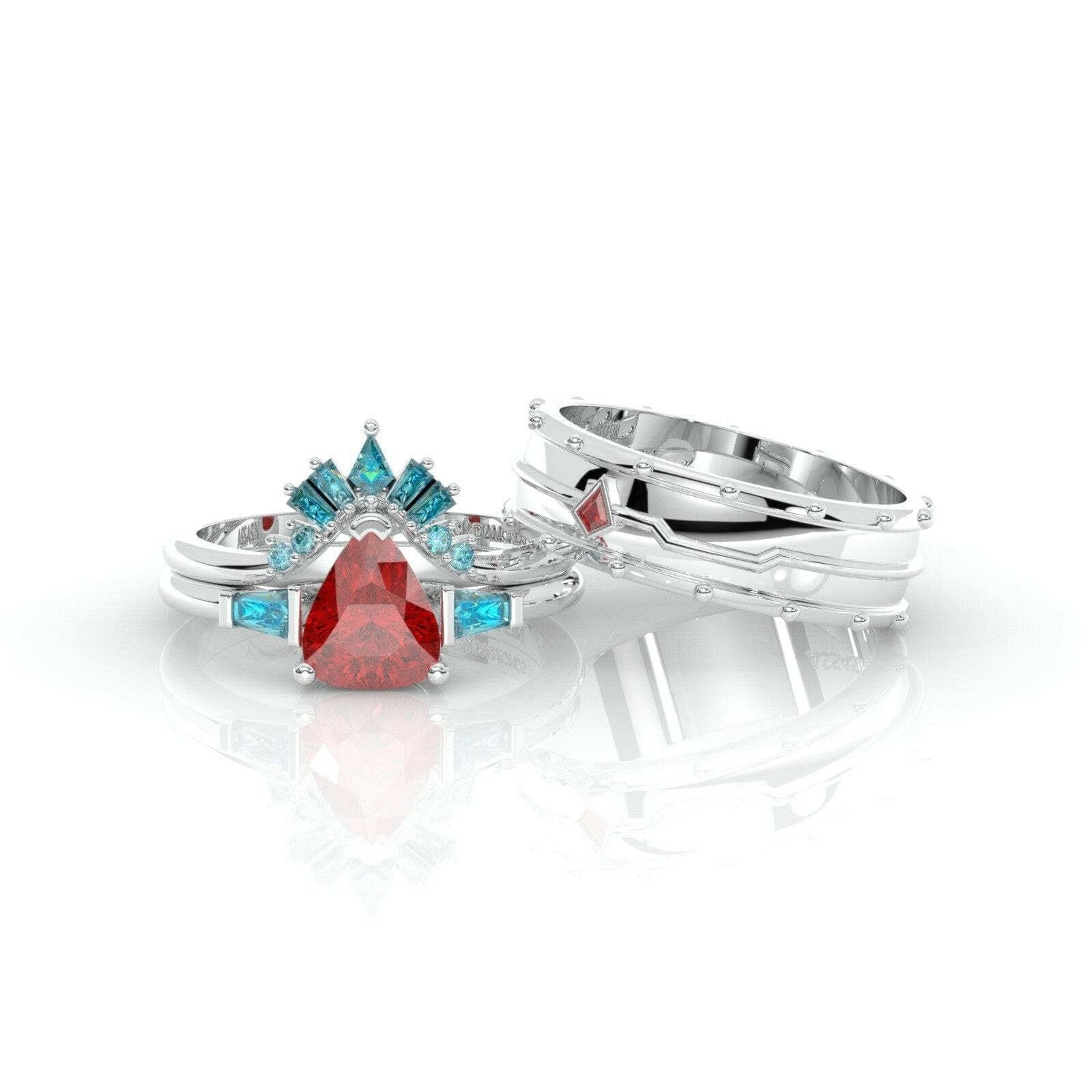 Assasin's Romance (Unisex)- Video Game Inspired Rings in 14k Yellow Gold-Evani Naomi Jewelry
