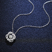 Beating 0.5 ct Diamond Heart Shaped Necklace-Evani Naomi Jewelry