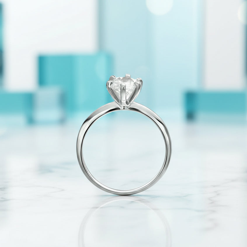 Brilliant 1.00 ct Diamond Engagement Ring-Evani Jewelry