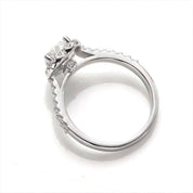 Brilliant 1.00 ct Heart-cut Halo Diamond Engagement Ring-Evani Naomi Jewelry