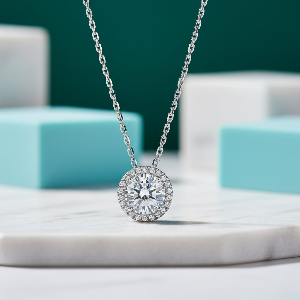 Brilliant Round-cut Diamond Jewelry Set-Evani Jewelry