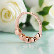 Bubble Style 1.5ctw Diamond Half Eternity Wedding Band-Evani Naomi Jewelry