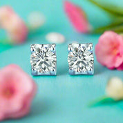 Classic 1.0 ct Diamond Ox Stud Earrings-Evani Naomi Jewelry
