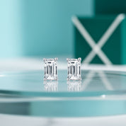 Classic 1.0 ct Emerald-cut Diamond Jewelry Set-Evani Jewelry