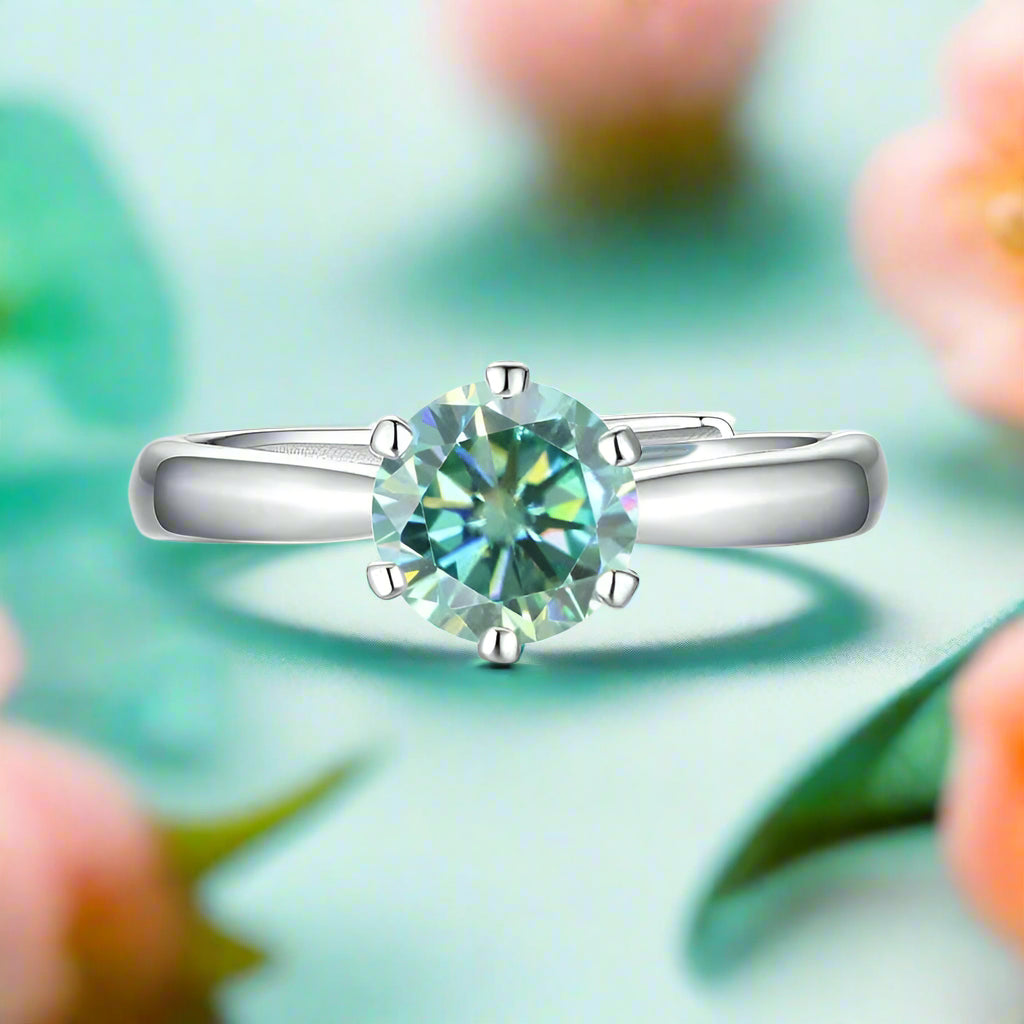 Classic 1.00 ct 6-Prong Round Diamond Engagement Ring-Evani Naomi Jewelry