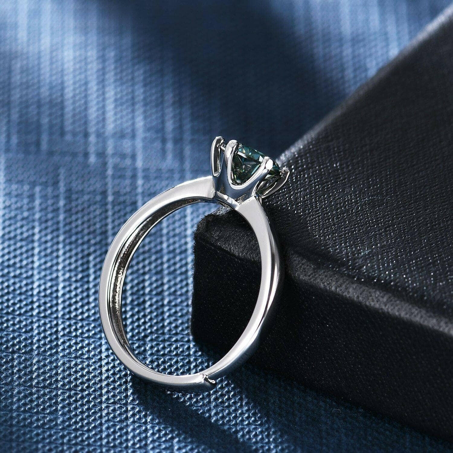 Classic 1.00 ct 6-Prong Round Diamond Engagement Ring-Evani Naomi Jewelry