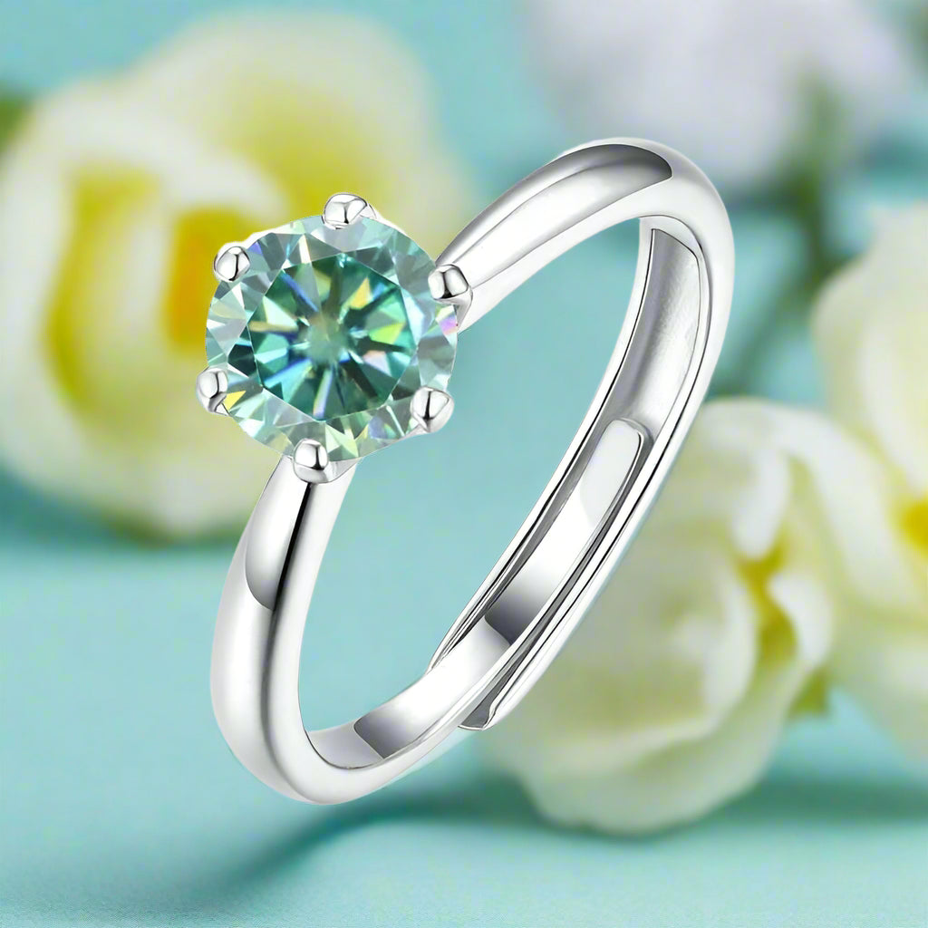 Classic 1.00 ct 6-Prong Round Diamond Engagement Ring-Evani Naomi Jewelry