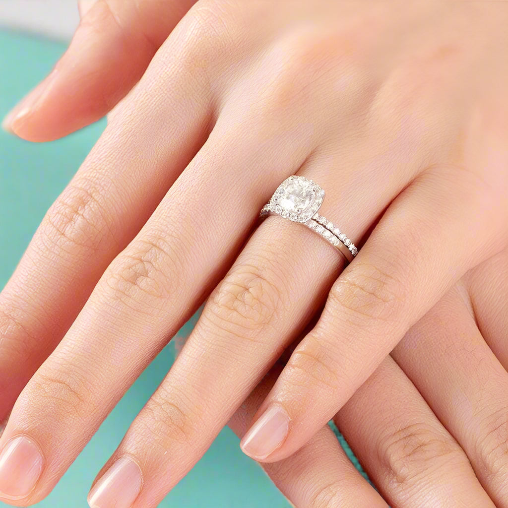 Classic 1.00 ct Cushion-cut Diamond Ring-Evani Jewelry