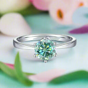 Classic 1.00 ct Round Diamond Solitaire Engagement Ring-Evani Naomi Jewelry