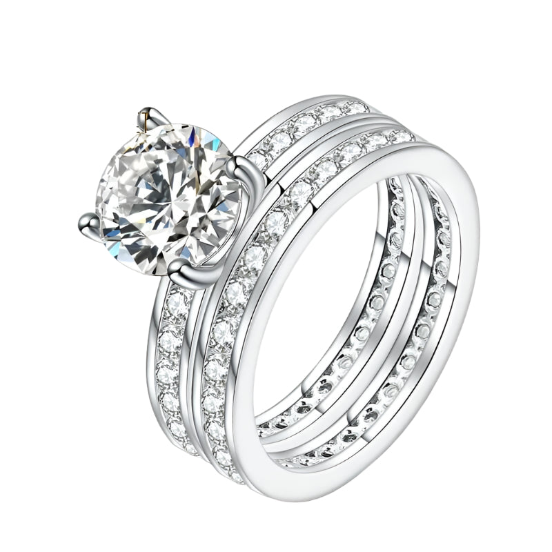 Classic 2.0 ct Diamond Bridal Set-Evani Jewelry
