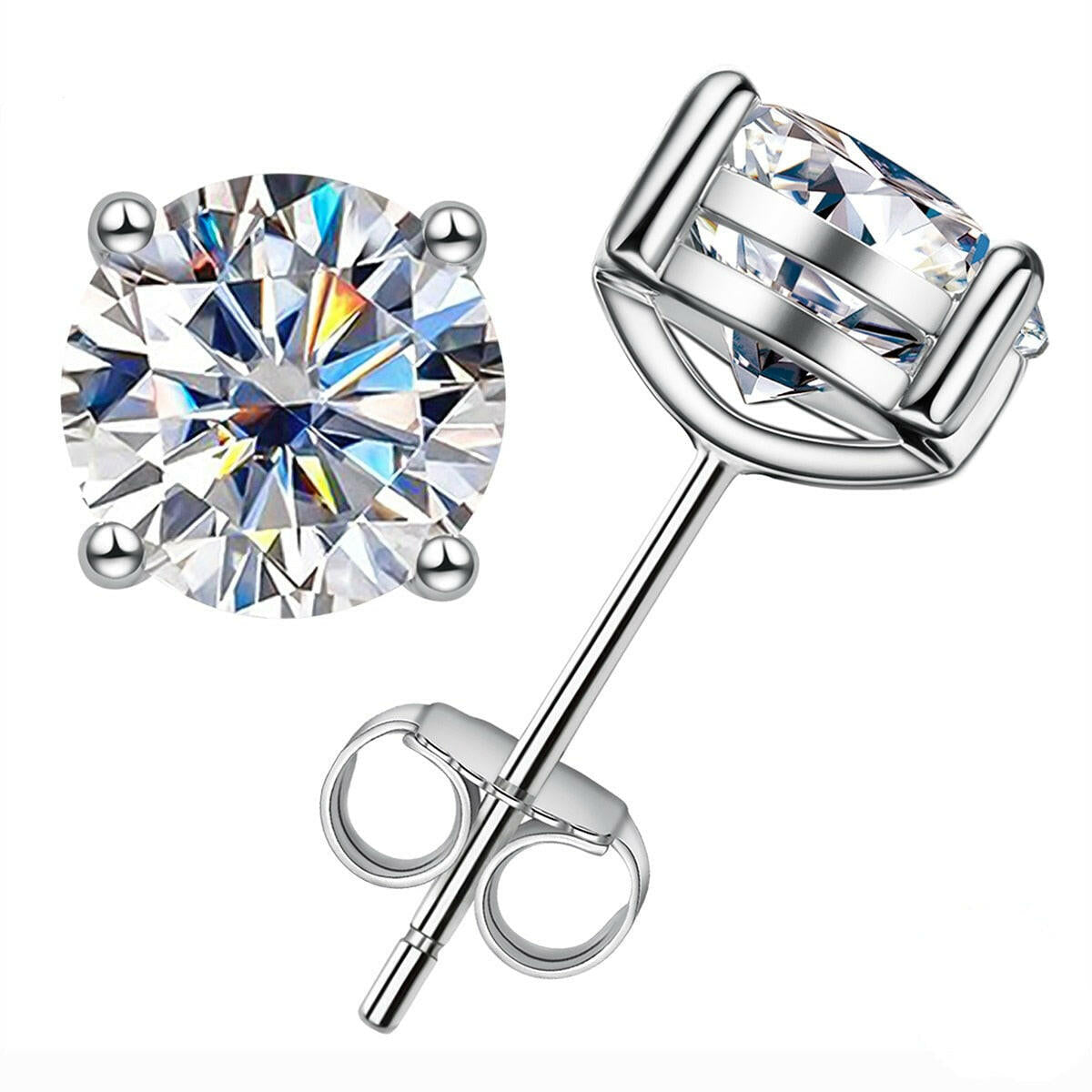 Classic 2ct Diamond Stud Earrings-Evani Naomi Jewelry