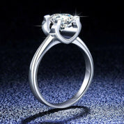 Classic 3.0 ct Round Diamond Wedding Ring-Evani Naomi Jewelry