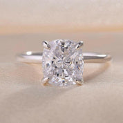 Classic Cushion Cut 3.0 ct Diamond Bridal Set-Evani Naomi Jewelry