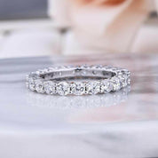 Classic Round Cut 2.0ct Diamond Bridal Set-Evani Naomi Jewelry