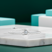 Classic Round Diamond Adjustable Bracelet-Evani Jewelry