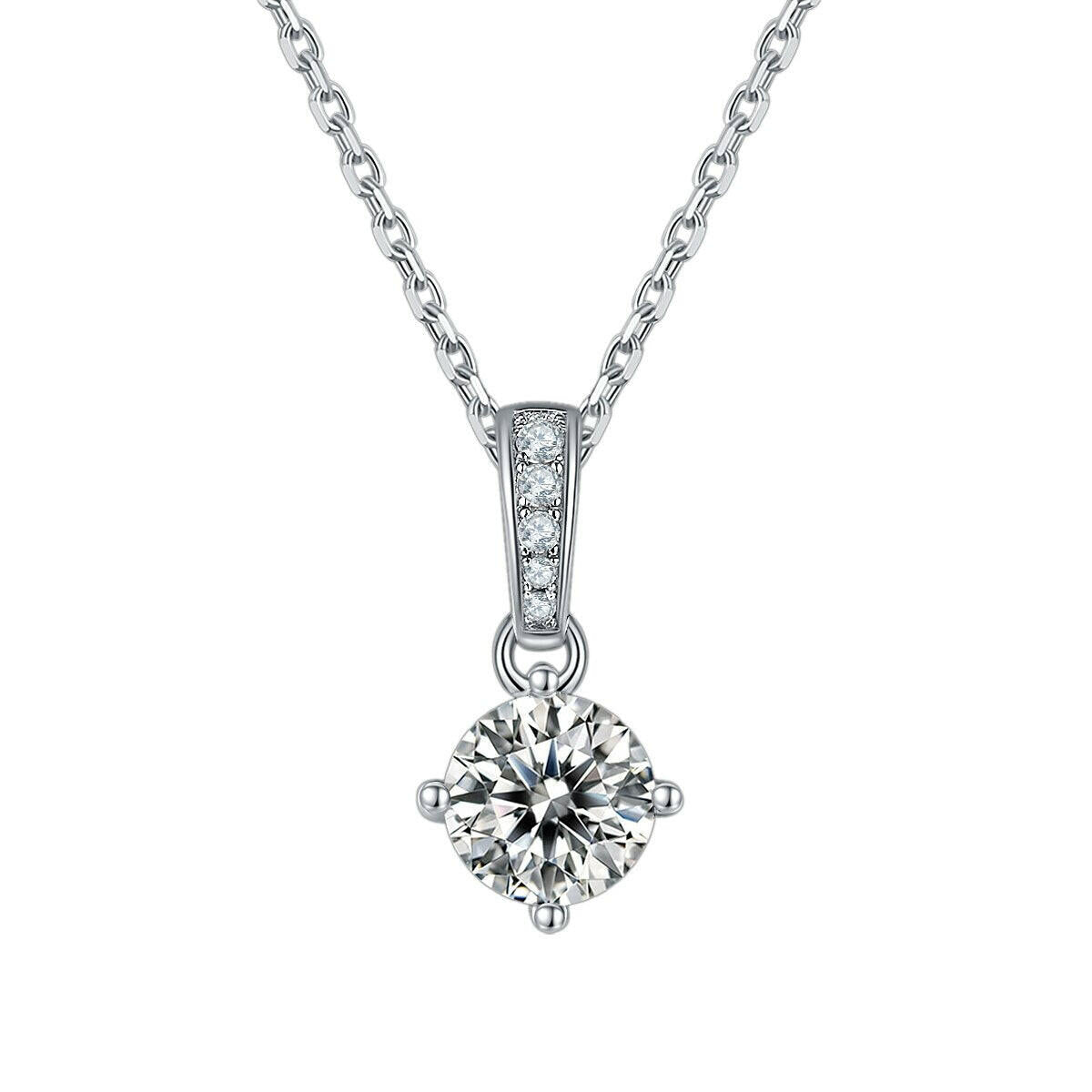 Classic Round Diamond Solitaire Jewelry Set-Evani Naomi Jewelry